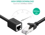 UGREEN NW112  Καλώδιο Επέκτασης Δικτύου RJ45 Cat 6 (26AWG) (3m) (Μαύρο)