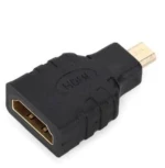 Προσαρμογέας Μετατροπέας Αρσενικό Micro HDMI σε Θηλυκό HDMI (Μαύρο) (OEM)