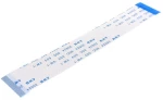 Ευέλικτη Επίπεδη Καλωδιοταινία FFC 34 pin 1.0mm Pitch Αντίθετης Κατεύθυνσης (10cm) (OEM)