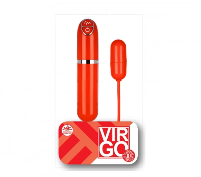 Ωοειδής Μπίλια "Virgo Bullet Type 2 10Vib 4cm" κόκκινο χρώμα