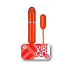 Ωοειδής Μπίλια "Virgo Bullet Type 2 10Vib 4cm" κόκκινο χρώμα