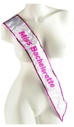 Miss Bachelorette Flashing Party Sash