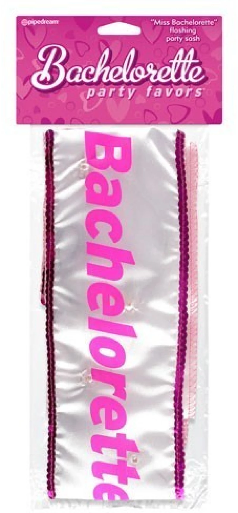 Miss Bachelorette Flashing Party Sash