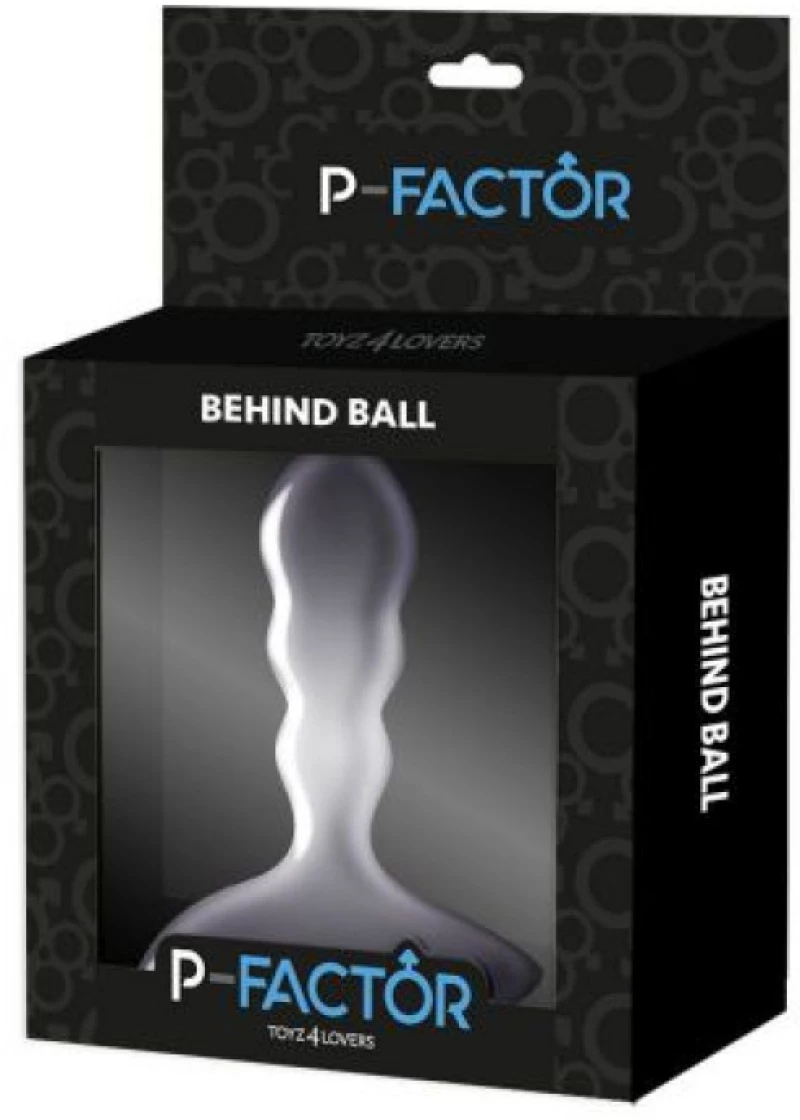 Behind ball anal vibrator