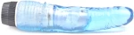 Clear Blue Color Realistic Dildo Vibrator TPE Material, Skin-S