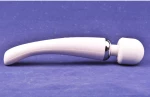White Color 20-Mode Whisper Quiet Wand Massager (USB Recharging)