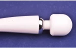 White Color 20-Mode Whisper Quiet Wand Massager (USB Recharging)