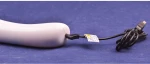 White Color 20-Mode Whisper Quiet Wand Massager (USB Recharging)