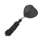 Naughty Toys Black Burlesque Jewel Nipple Pasties