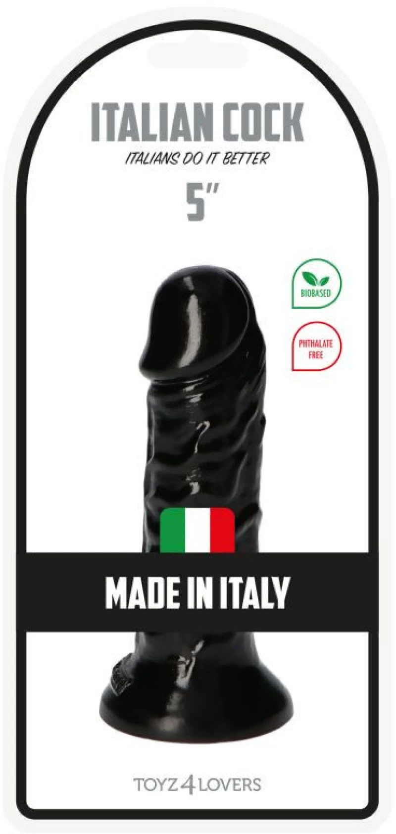 Dildo Romeo Black 12,5 εκ
