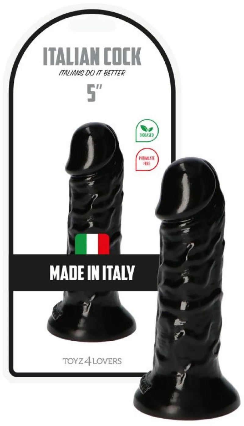 Dildo Romeo Black 12,5 εκ