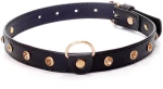 Collar 2 cm gold crystal