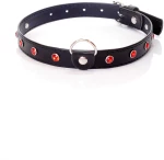 Collar - 2 cm. red crystal
