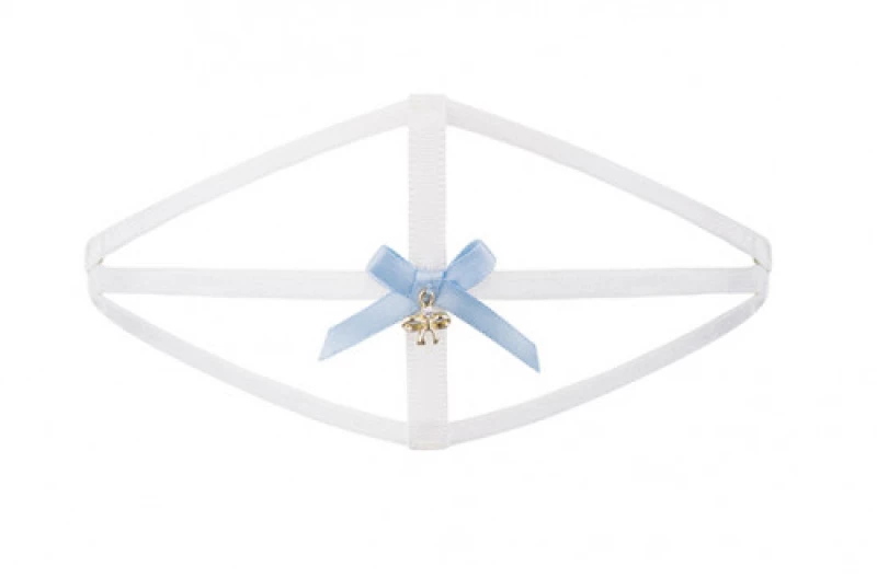 Obsessive Strappy Garter Belt White