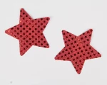 Red Pretty Star Sequin Nipple Covers