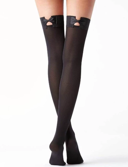 Black Bow Tie Stocking