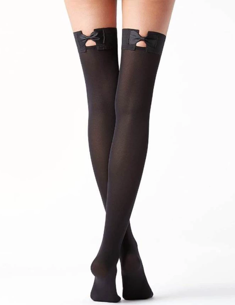 Black Bow Tie Stocking