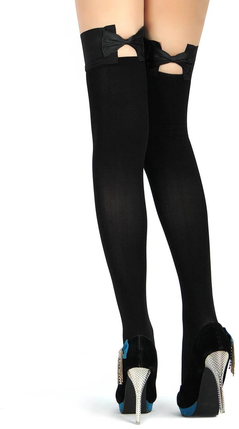 Black Bow Tie Stocking