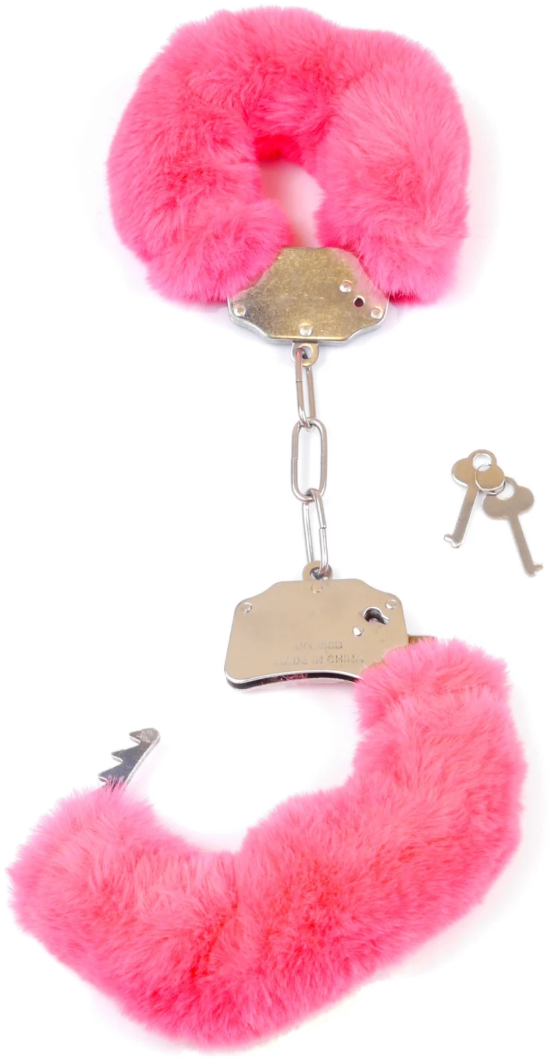 Furry Cuffs Pink