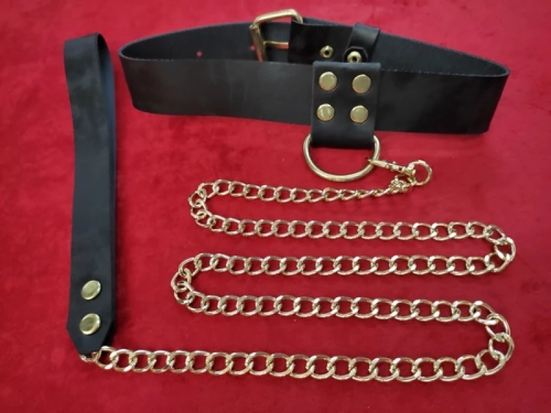 BDSM Λαιμοδέτης με λουρί