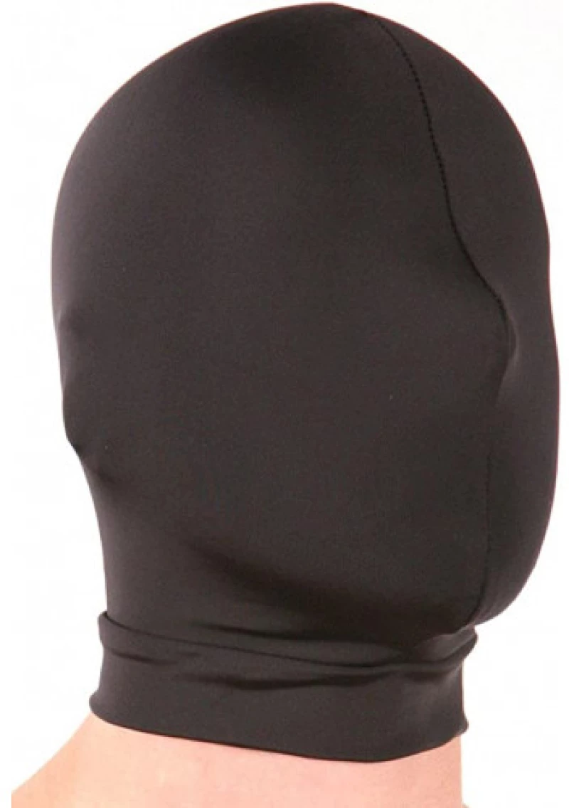 Naughty Toys black Spandex hood with No holes O/S