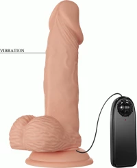 ZEBULON Remote controlled dildo with suction 19 x Ø 4.2 cm