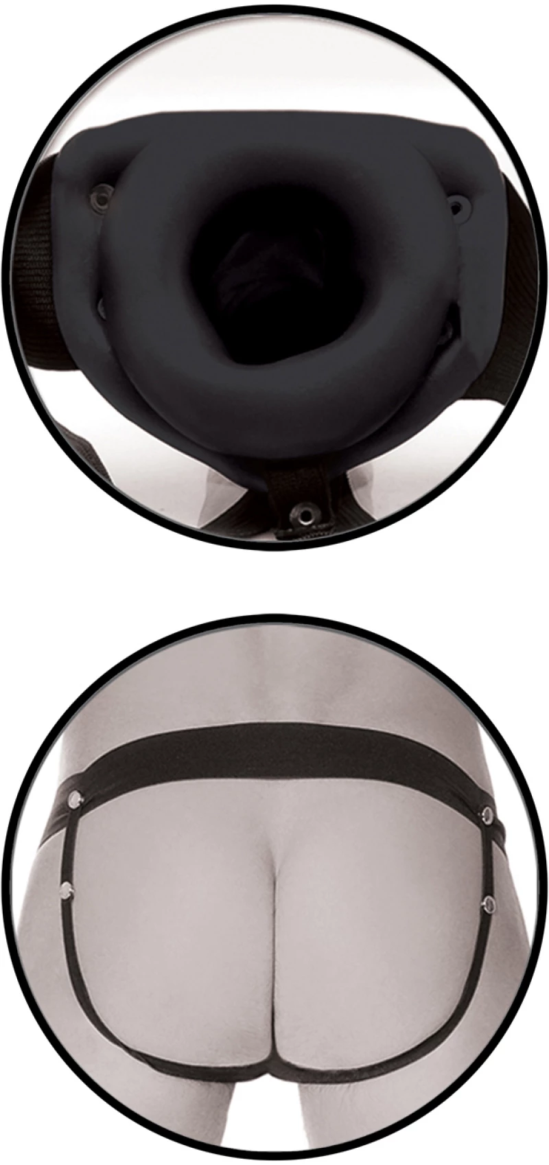 Hollow Strap-On Black