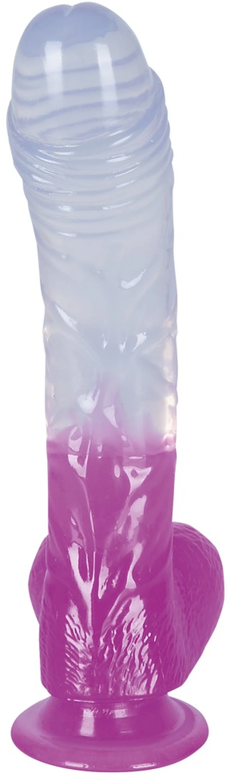 You2Toys Jelly Ready Mate Dildo με  Βεντούζα Purple/Clear 17cm