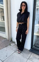 Πουκάμισο Γυναικείο Cropped Black