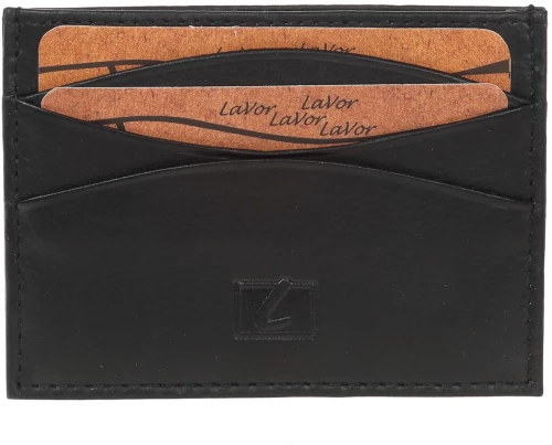 Ανδρικη Δερμάτινη Καρτοθήκη LAVOR 1-3310 Black