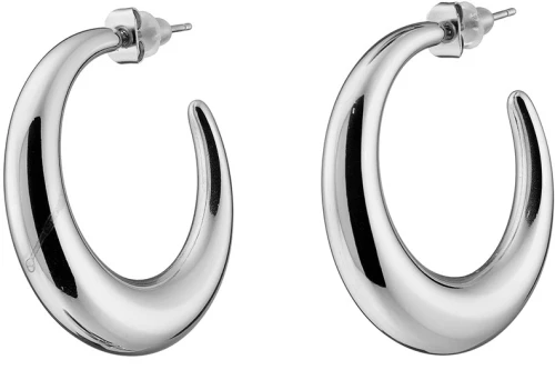 Σκουλαρίκια Κρίκοι / Διάμετρος 22,00 Mm / Πάχος 8,00 Mm / Από Ατσάλι 316L Σε Ασημί χρώμα / SK-ART02155L1