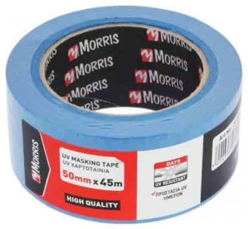Χαρτοταινία Μπλε Μασκαρίσματος Uv Morris 25mmx45m (26055)