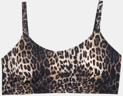 Μαγιό Crop Top Rock Club - Animal print Bikini - Plus Size