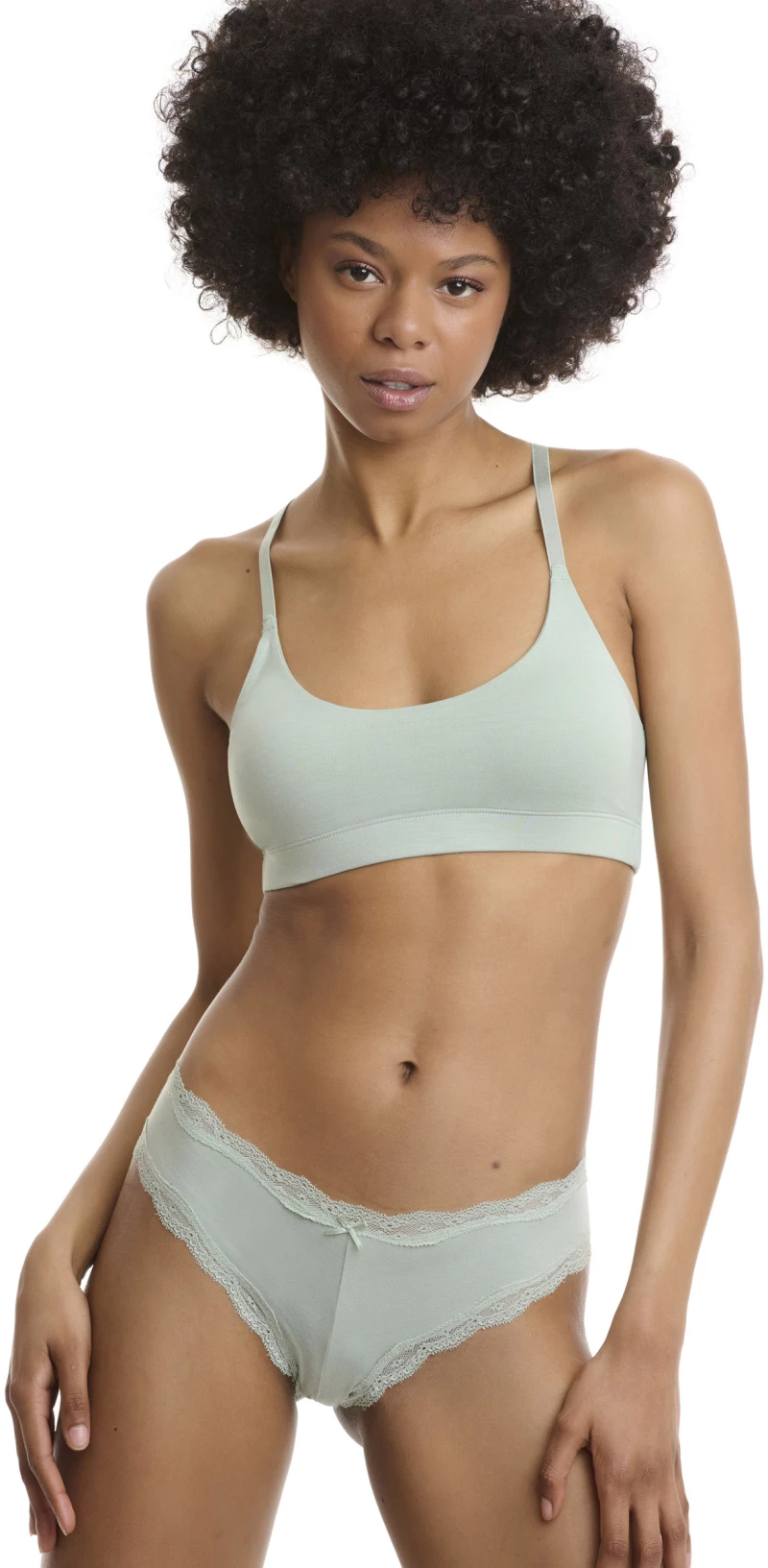 Γυναικείο brazil slip Walk - Δαντέλα - Brief από ίνες bamboo - 2 pack