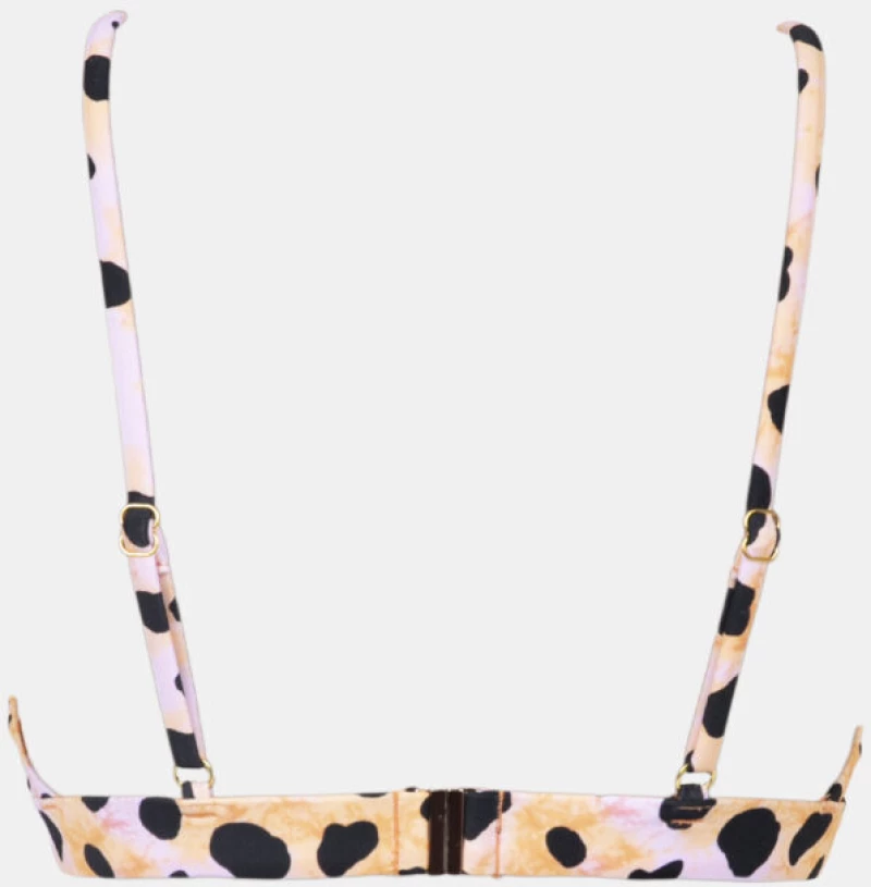 Μαγιό top Rock Club - Panther print - Bikini Τρίγωνο με Λάστιχο - Cup C D