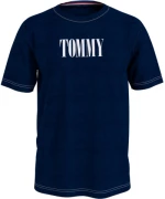 Ανδρικό T-shirt Tommy Hilfiger - Navy Ελαστικό με κοντό μανίκι - Βαμβακερό