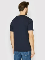 Ανδρικό T-shirt Tommy Hilfiger - Navy Ελαστικό με κοντό μανίκι - Βαμβακερό