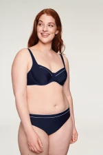 Σετ Γυναικείο μαγιό Naturana - Μπλε Μπικίνι - Plus size - Χωρίς Ενίσχυση - E cup