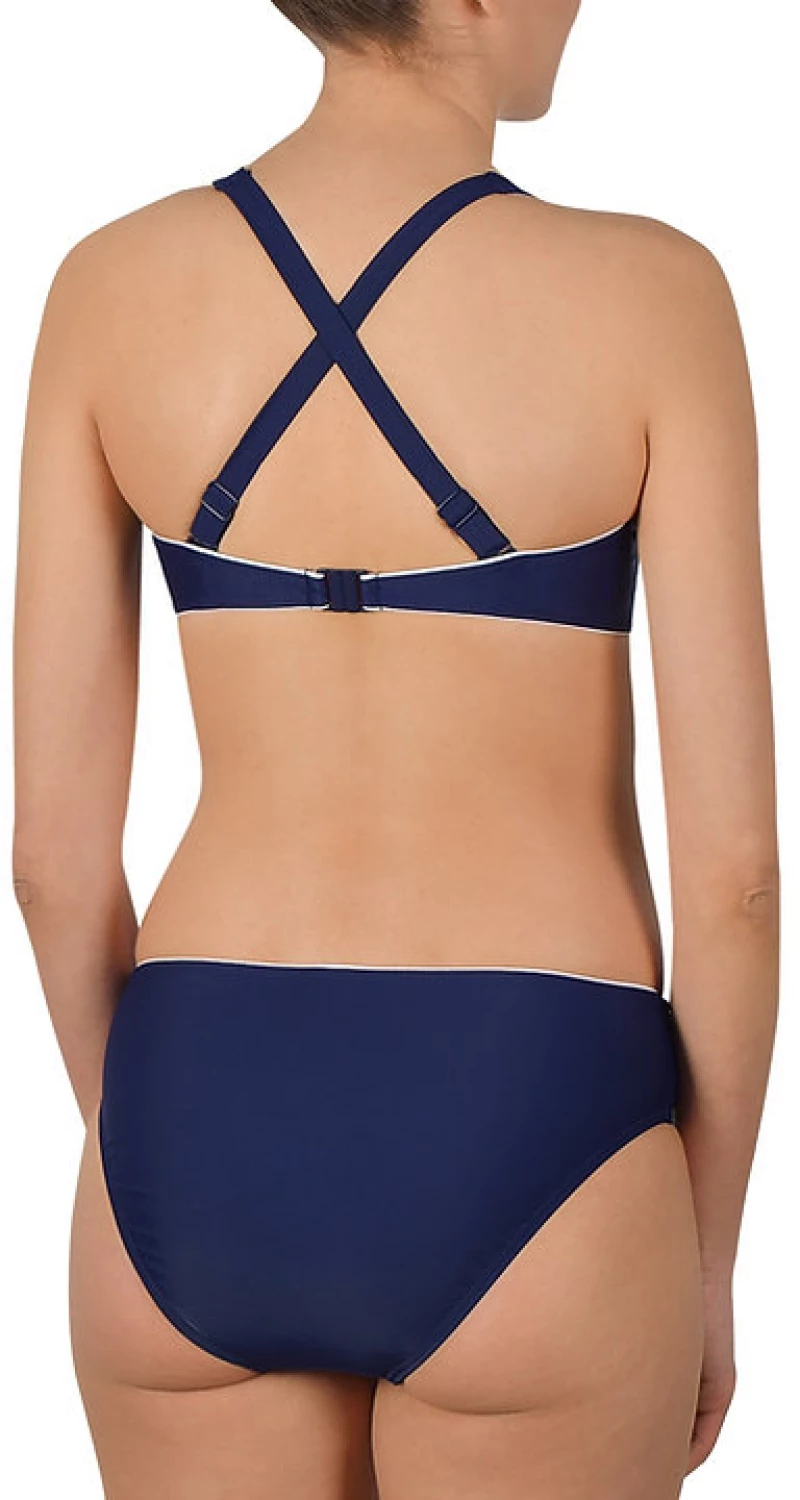 Σετ Γυναικείο μαγιό Naturana - Μπλε Μπικίνι - Plus size - Χωρίς Ενίσχυση - E cup