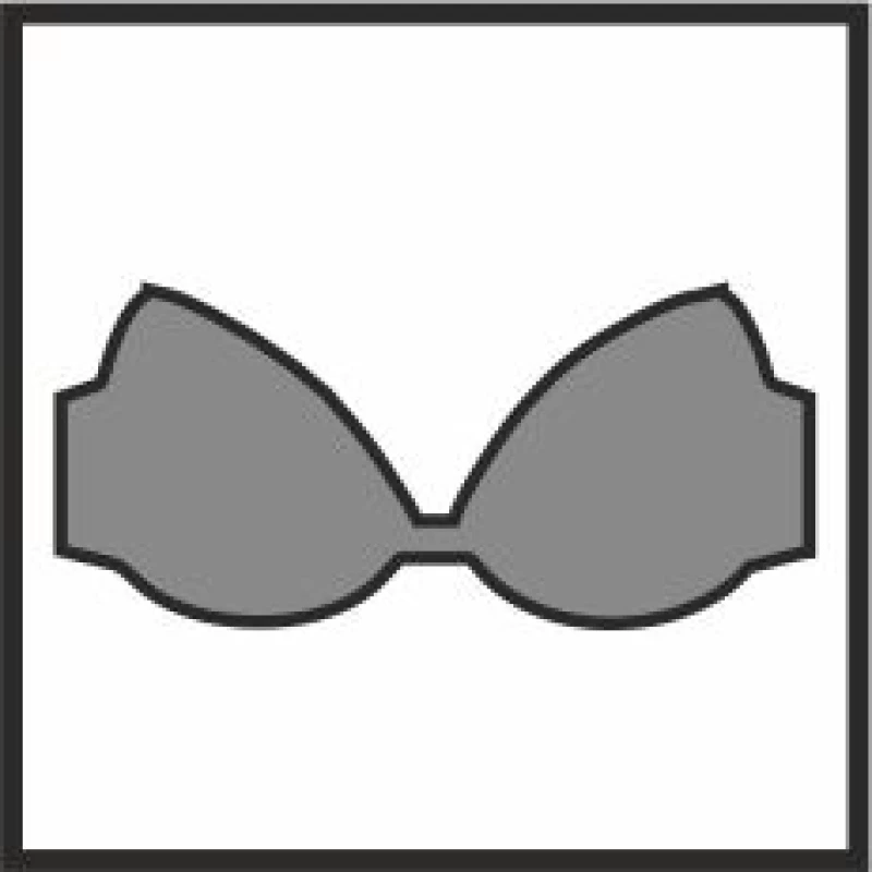 Μαγιό τρίγωνο Rock Club Lilium - Πορτοκαλί - Τοπ Bikini - Cup D