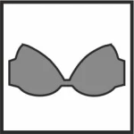 Μαγιό τρίγωνο Rock Club Lilium - Πορτοκαλί - Τοπ Bikini - Cup D