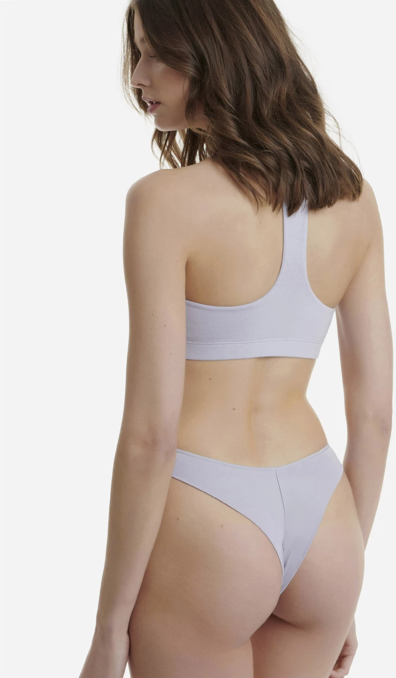 Γυναικείο brazil slip Walk με σχέδια - Brief από ίνες bamboo - 2 pack