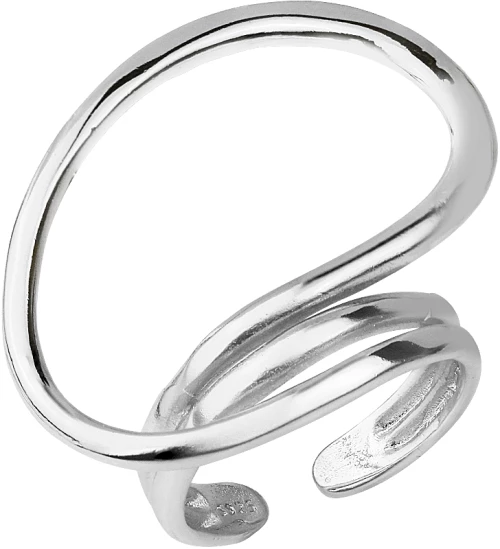 Δαχτυλίδι ασημί Line από alloy