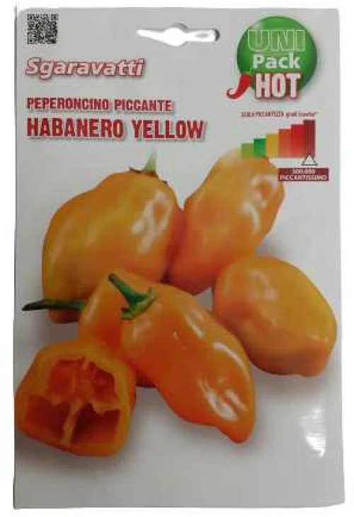Πιπεριά καυτερή ποικιλία ”HABANERO YELLOW”