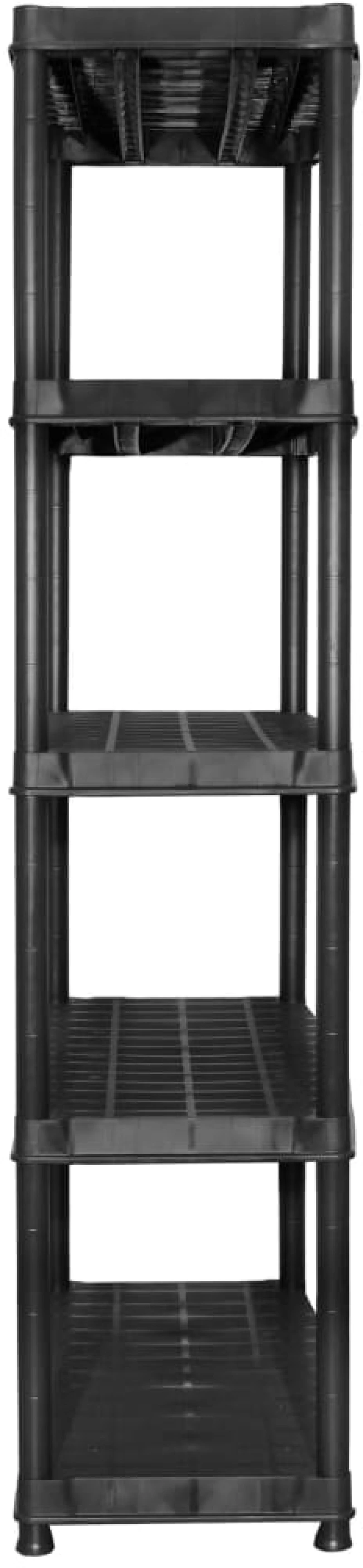 ΡΑΦΙΕΡΑ ΑΠΟΘΗΚΕΥΣΗΣ 5 ΕΠΙΠΕΔΩΝ ΜΑΥΡΗ 183X45,7X185 ΕΚ. ΠΛΑΣΤΙΚΗ 3059854