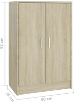 ΠΑΠΟΥΤΣΟΘΗΚΗ SONOMA ΔΡΥΣ 60 X 35 X 92 ΕΚ. ΑΠΟ ΜΟΡΙΟΣΑΝΙΔΑ 808930