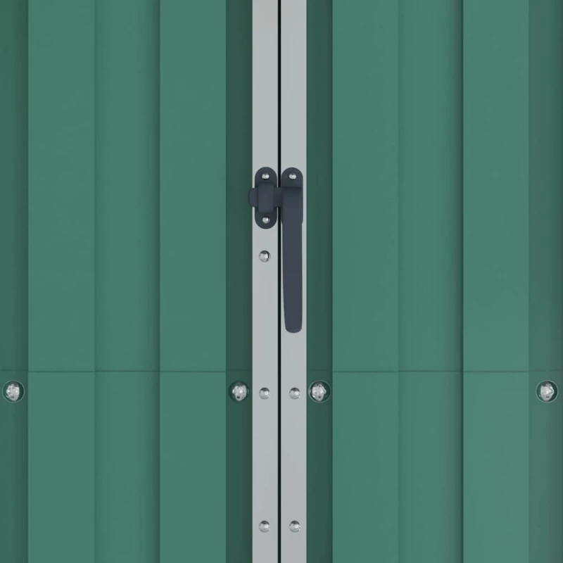 ΑΠΟΘΗΚΗ ΚΗΠΟΥ ΠΡΑΣΙΝΗ 107,5X46X183 ΕΚ. ΑΠΟ ΓΑΛΒΑΝΙΣΜΕΝΟ ΑΤΣΑΛΙ 46301