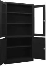 ΝΤΟΥΛΑΠΑ ΓΡΑΦΕΙΟΥ 90 X 40 X 180 ΕΚ. ΜΑΥΡΗ ΑΤΣΑΛΙΝΗ 335948