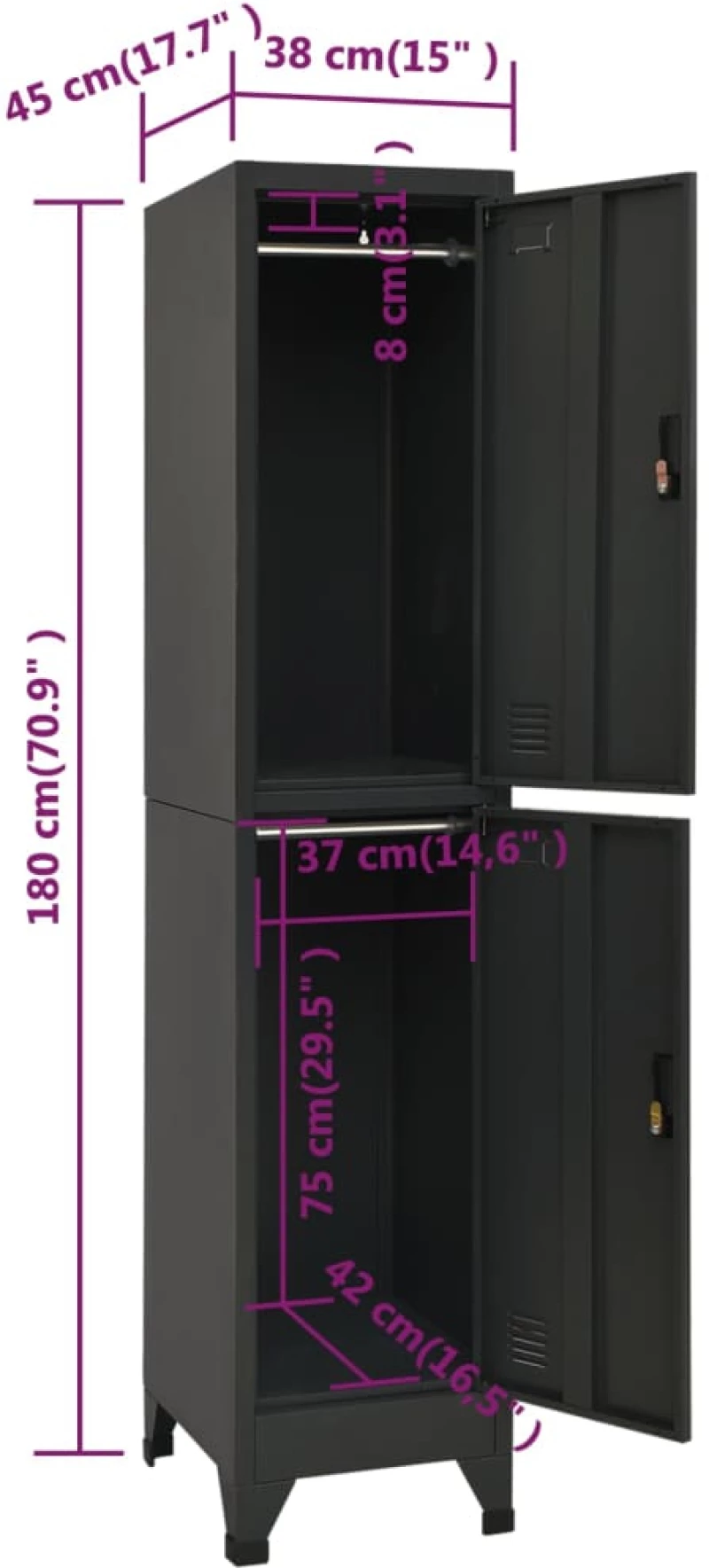 ΦΟΡΙΑΜΟΣ ΑΝΘΡΑΚΙ 38 X 45 X 180 ΕΚ. ΑΠΟ ΑΤΣΑΛΙ 339779