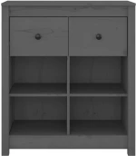 ΜΠΟΥΦΕΣ ΓΚΡΙ 70 X 35 X 80 ΕΚ. ΑΠΟ ΜΑΣΙΦ ΞΥΛΟ ΠΕΥΚΟΥ 813766
